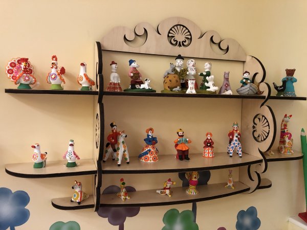 Мини-музей дымковской игрушки